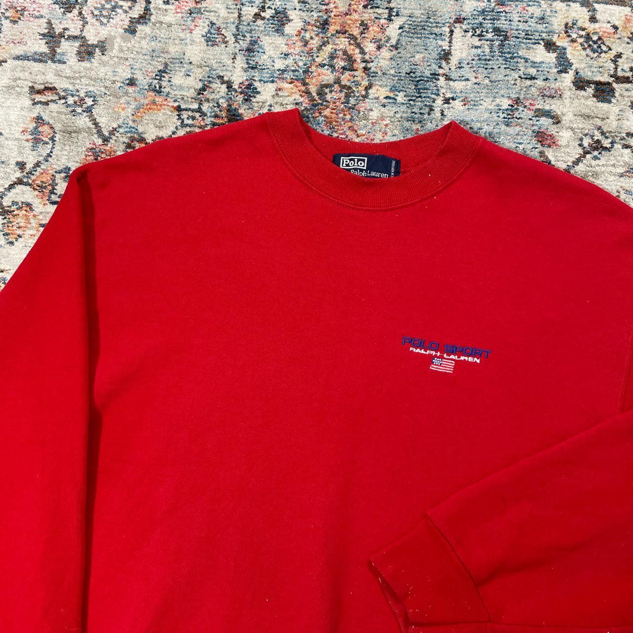 Vintage Ralph Lauren Red Sweatshirt
