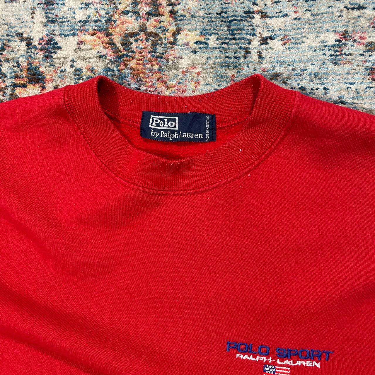 Vintage Ralph Lauren Red Sweatshirt