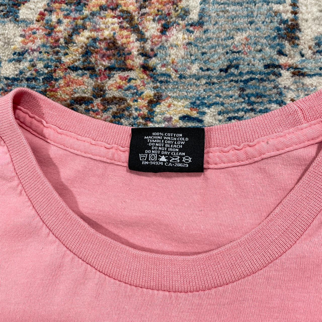 Stussy Pink Spellout T-Shirt