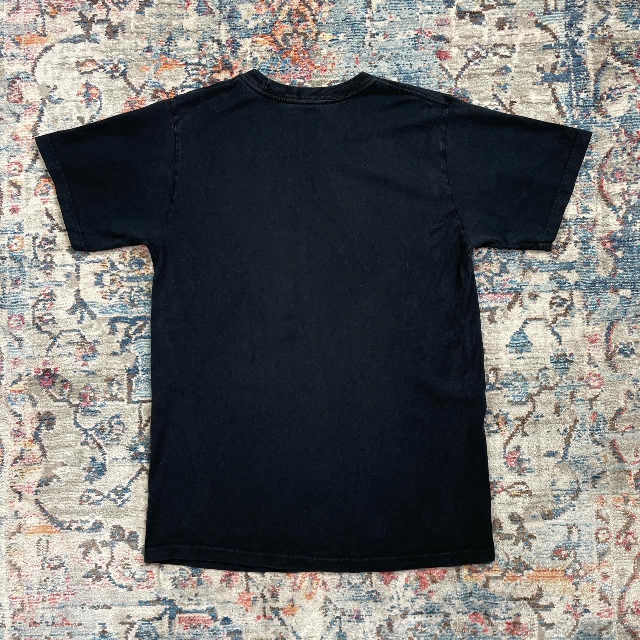 Stussy Black Barcode Spellout T-Shirt