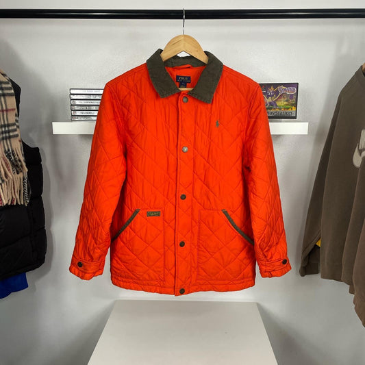 Ralph Lauren Orange Quilted Jacket
