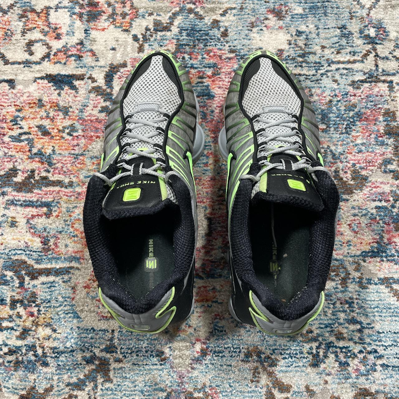 Nike Shox TL Wolf Grey Lime Blast Trainers