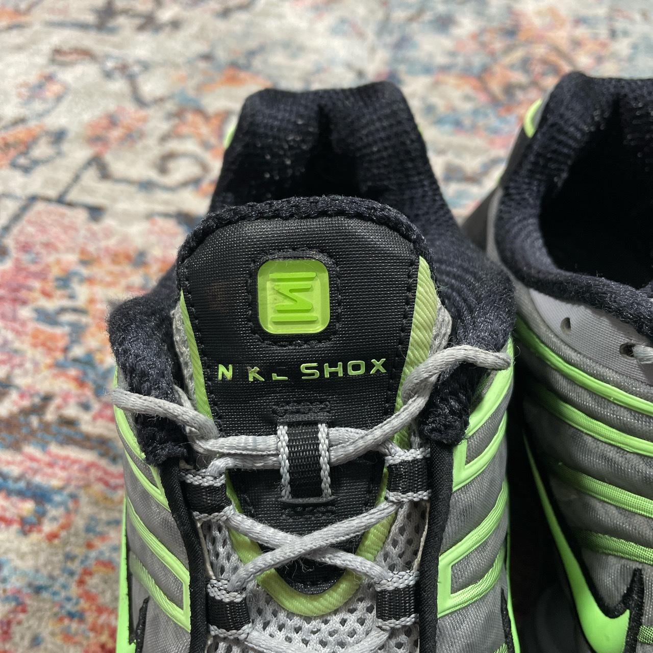 Nike Shox TL Wolf Grey Lime Blast Trainers