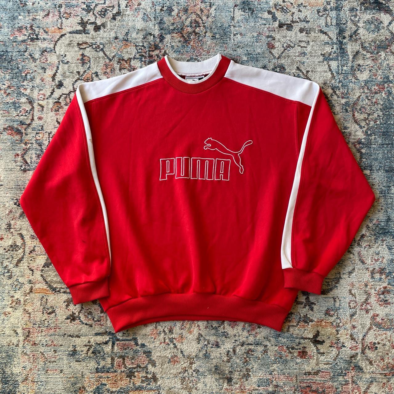 Vintage Puma Red Sweatshirt