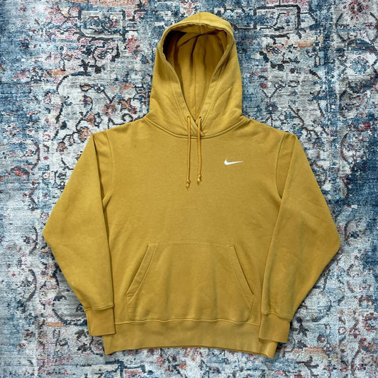 Nike Mustard Yellow Swoosh Hoodie