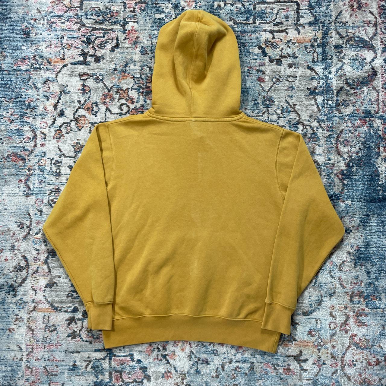 Nike Mustard Yellow Swoosh Hoodie Small Shop Today