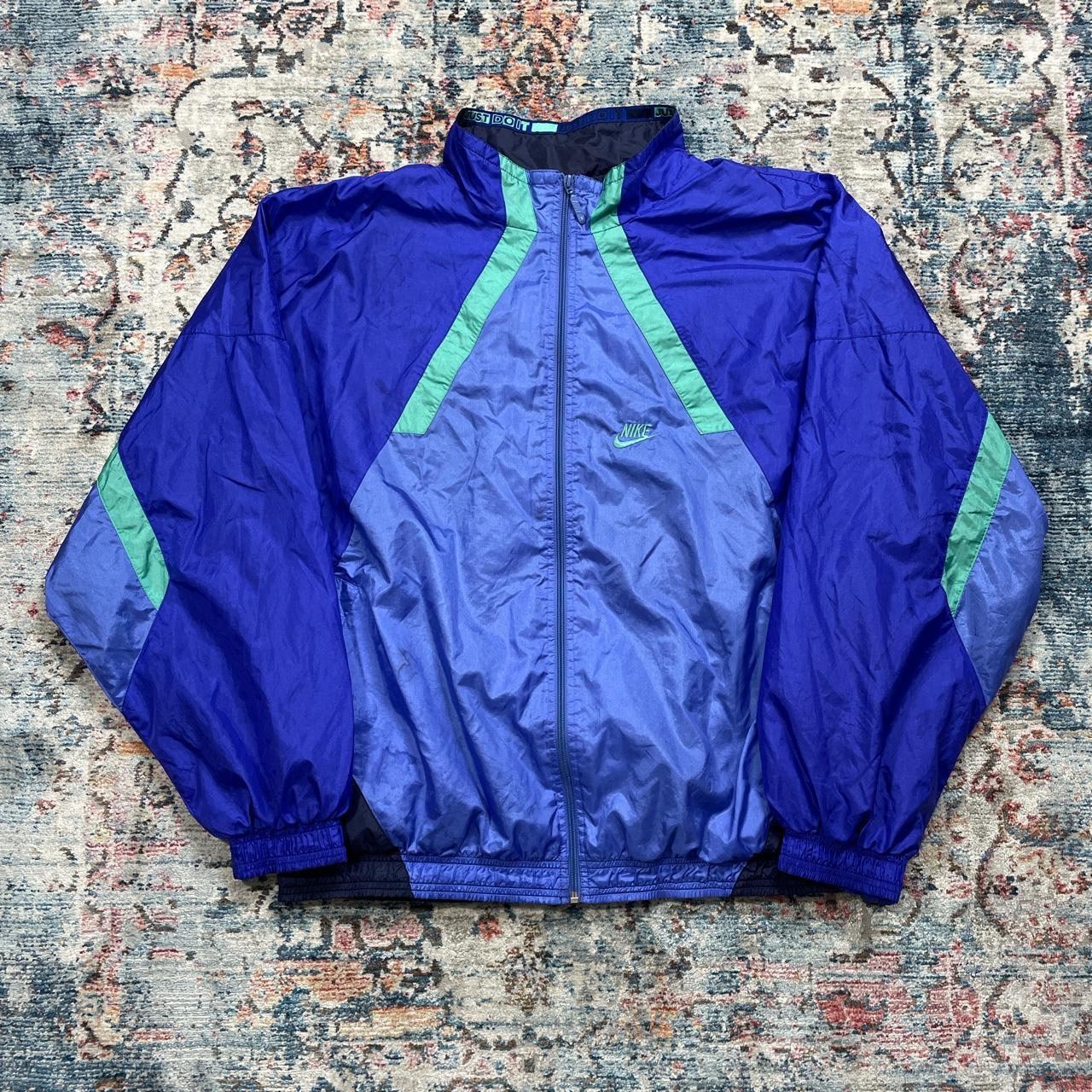 Vintage Nike Blue Track Jacket