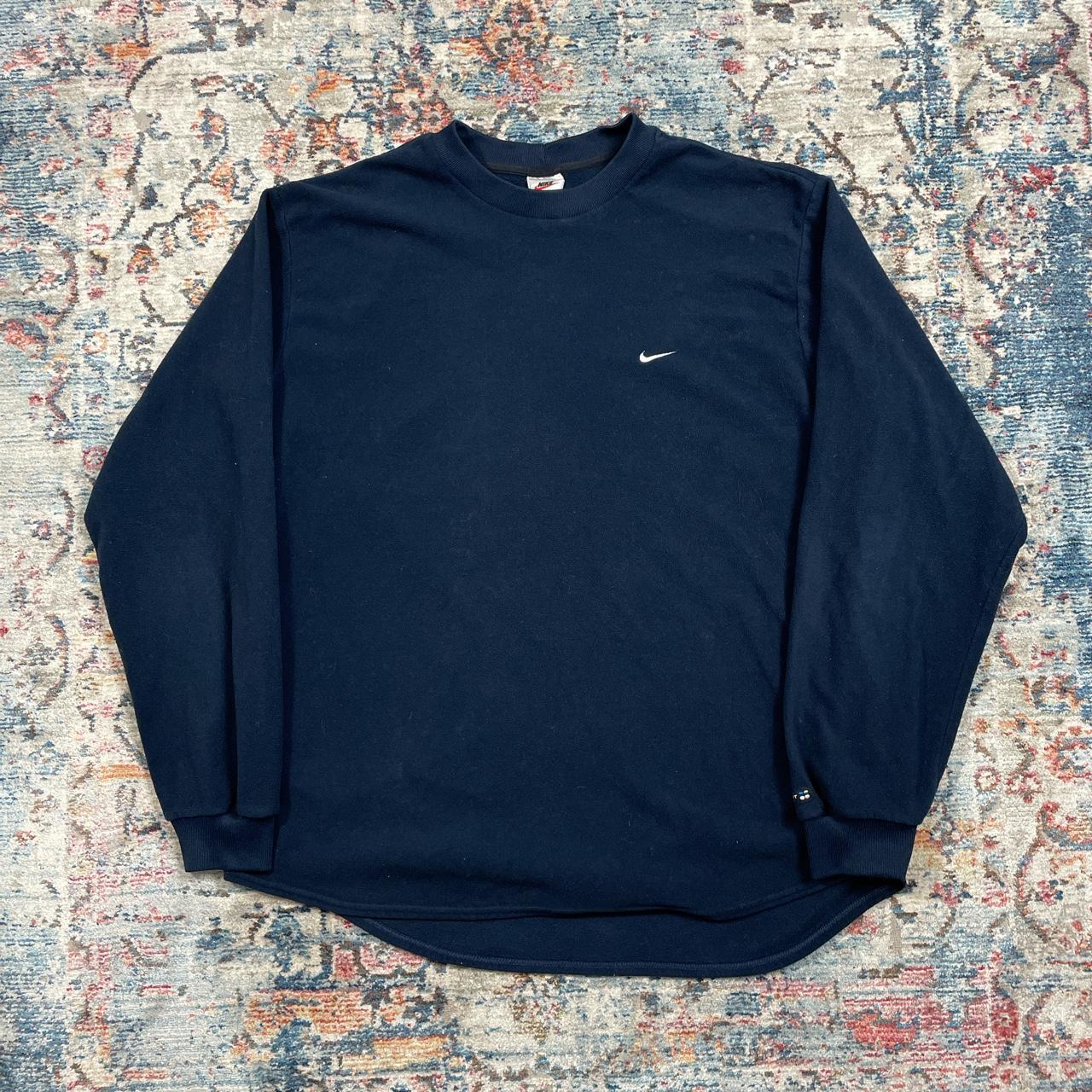 Vintage Nike Navy Fleece Sweatshirt