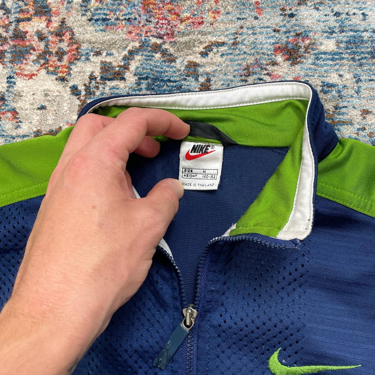 Vintage Nike Navy & Green Jacket