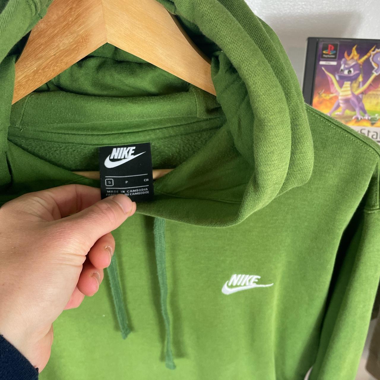 Vintage Nike Green Swoosh Hoodie