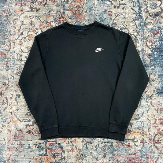 Vintage Nike Black Swoosh Sweatshirt