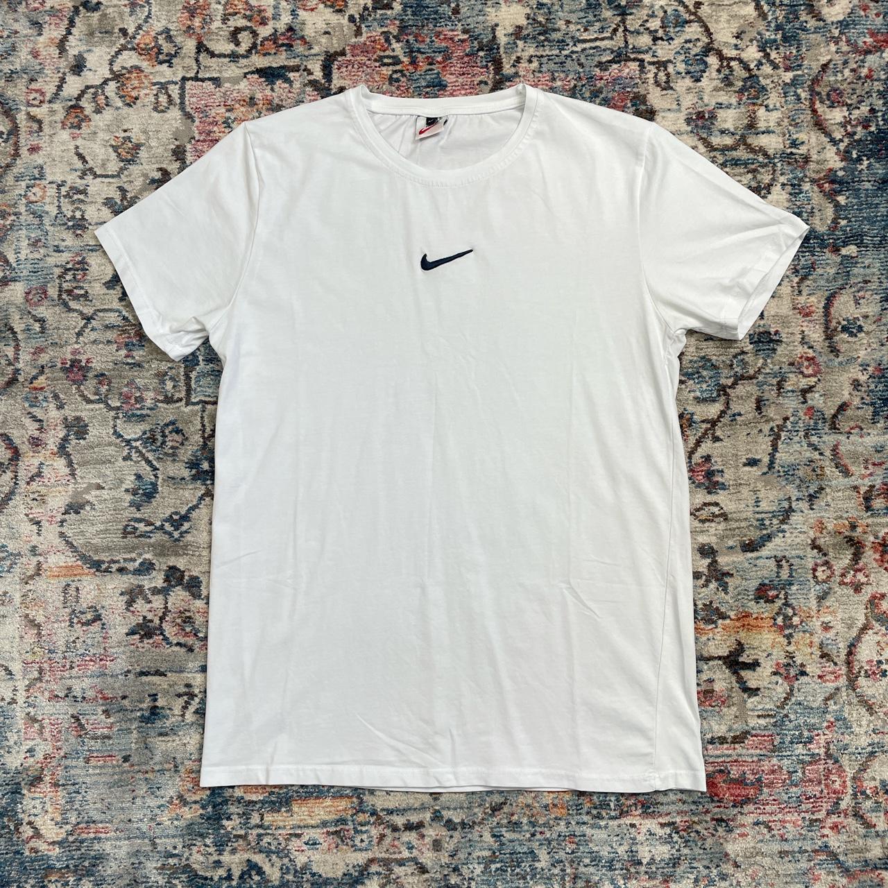 Vintage Nike White Centre Swoosh T-Shirt