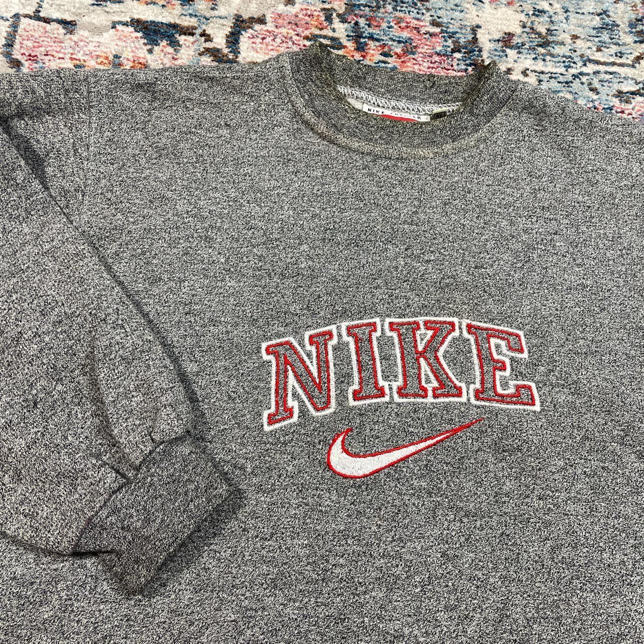 Vintage Nike Grey Spellout Sweatshirt