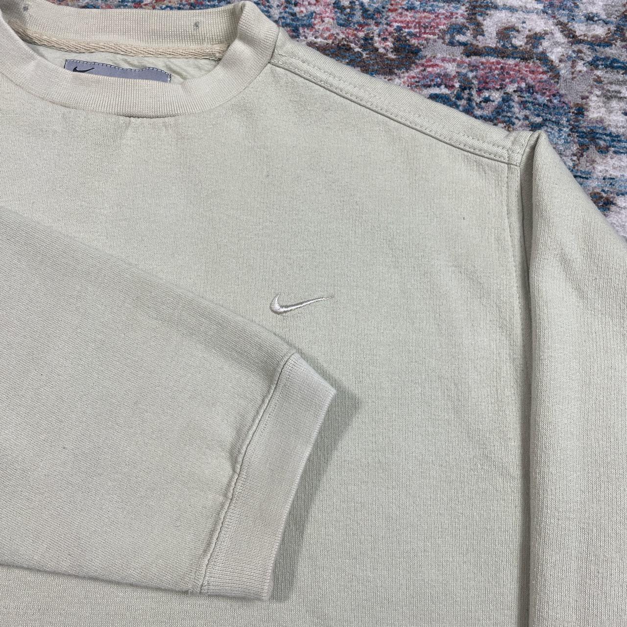 Vintage Nike Beige Swoosh Sweatshirt