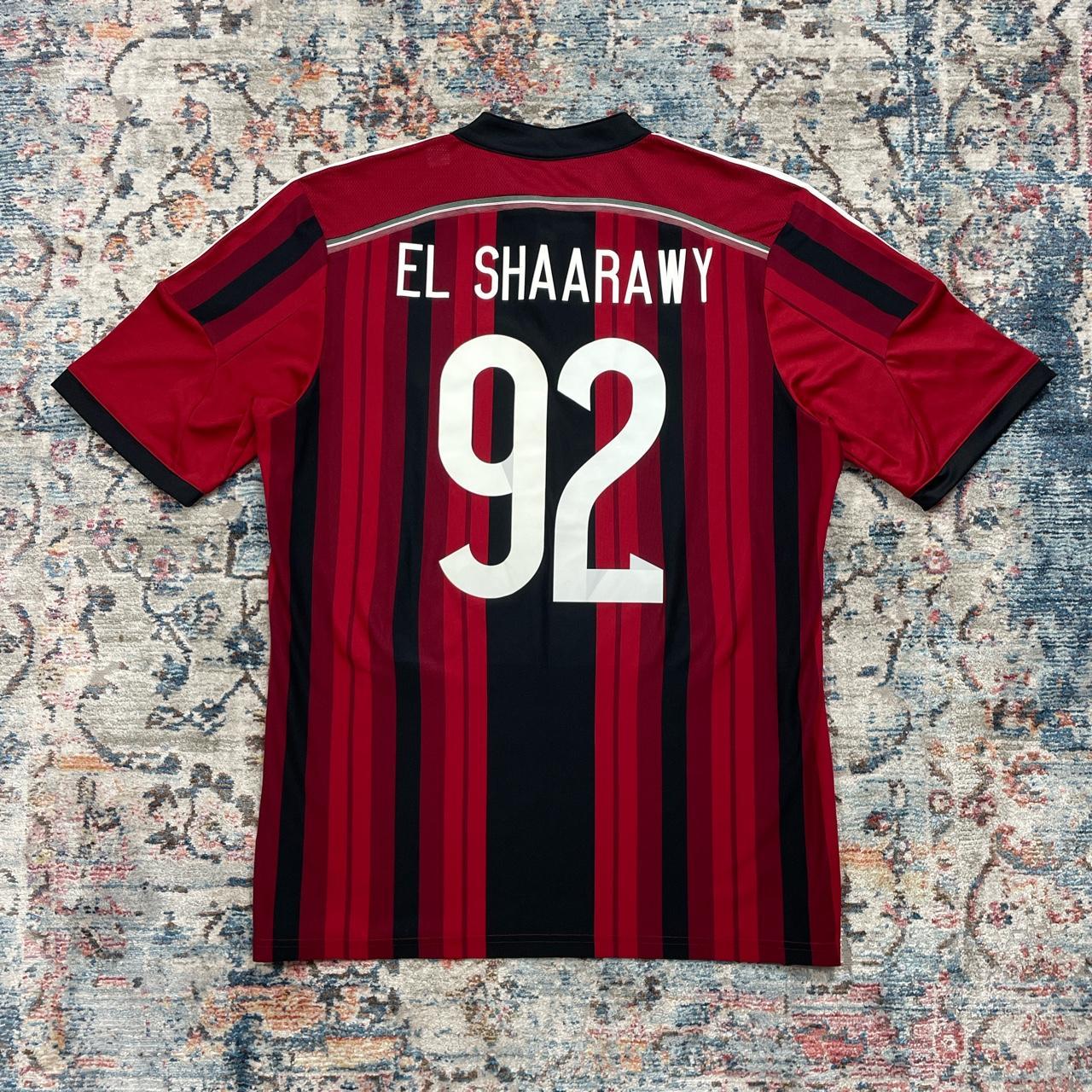 Adidas AC Milan 2014/15 El Shaarawy No.92 Home Football Shirt