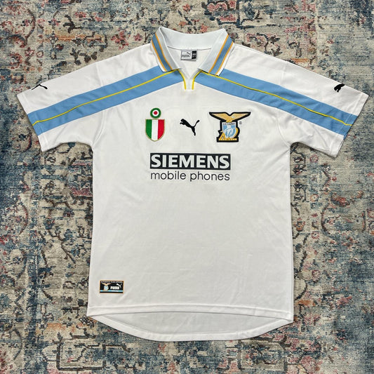 Retro Lazio Puma 2000/01 Anniversary Football Shirt