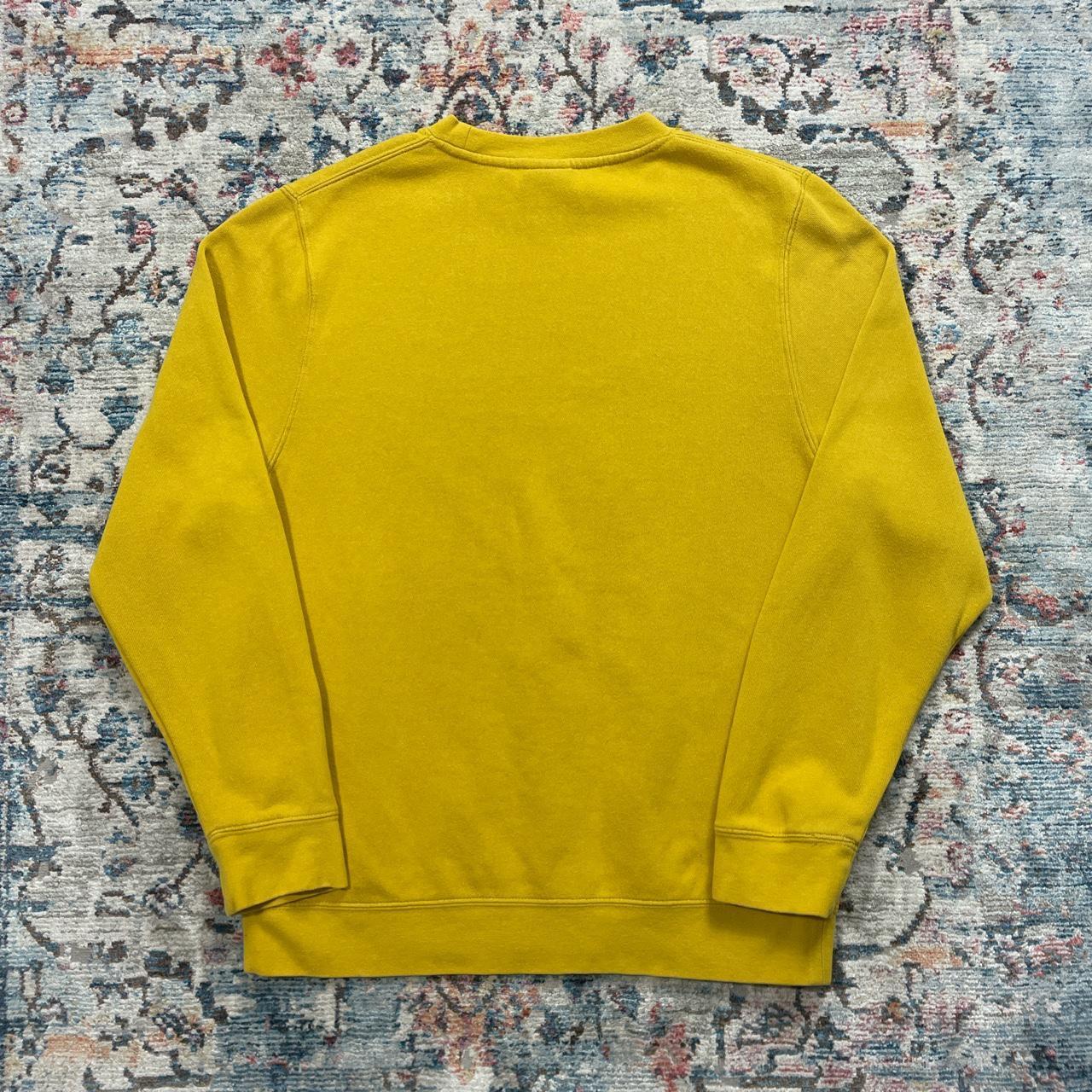Stussy Yellow Spellout Sweatshirt