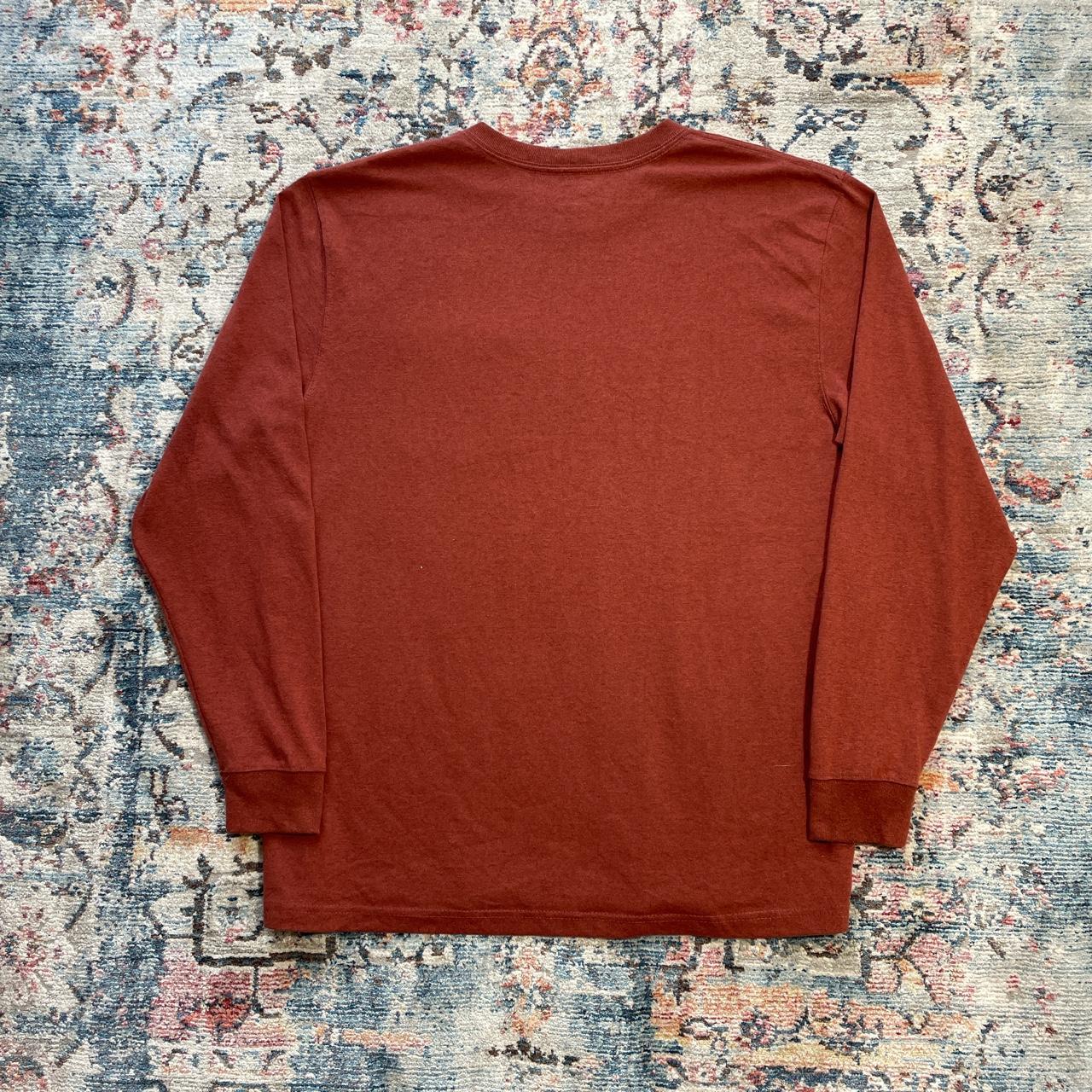 Vintage Carhartt Burgundy Long Sleeve T-Shirt