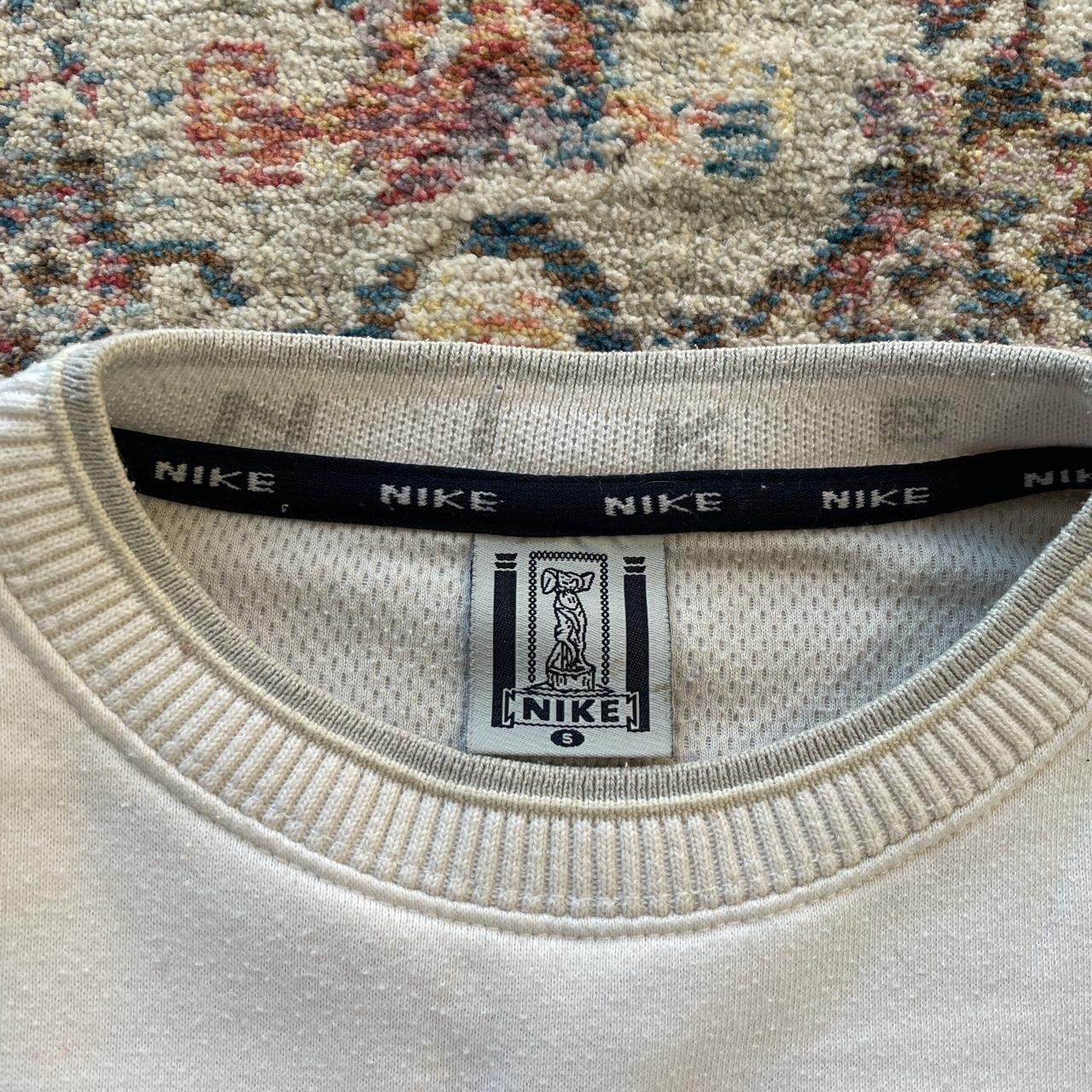 Vintage Nike White Spell Out Sweatshirt