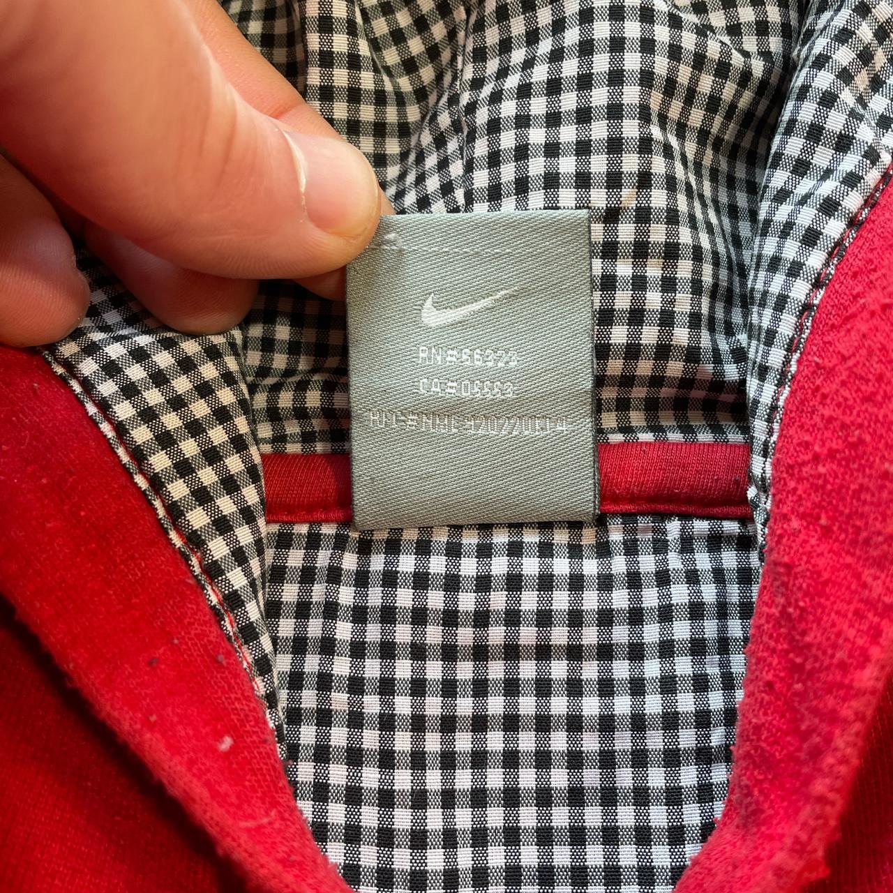 Vintage Nike Red Spell Out Hoodie