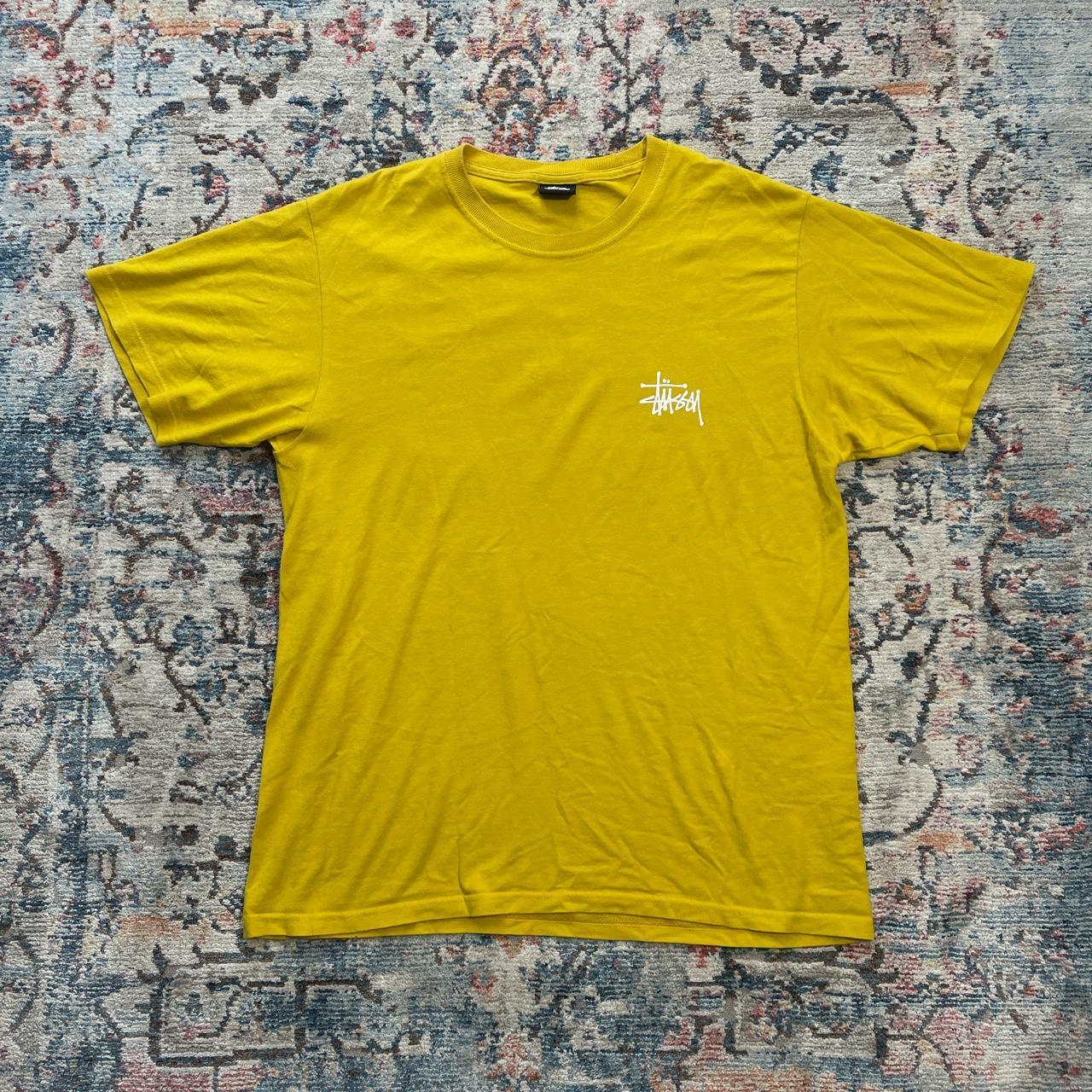 Vintage Stussy Yellow T-Shirt