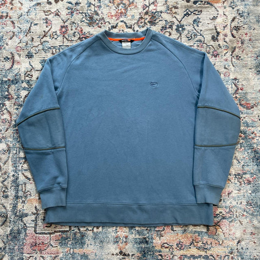 Vintage Nike Blue Embroidered Sweatshirt