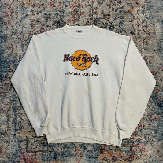 Vintage Hard Rock Cafe White Sweatshirt