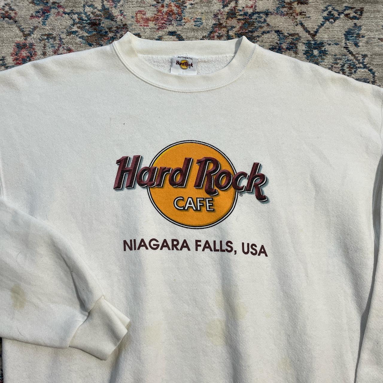 Vintage Hard Rock Cafe White Sweatshirt