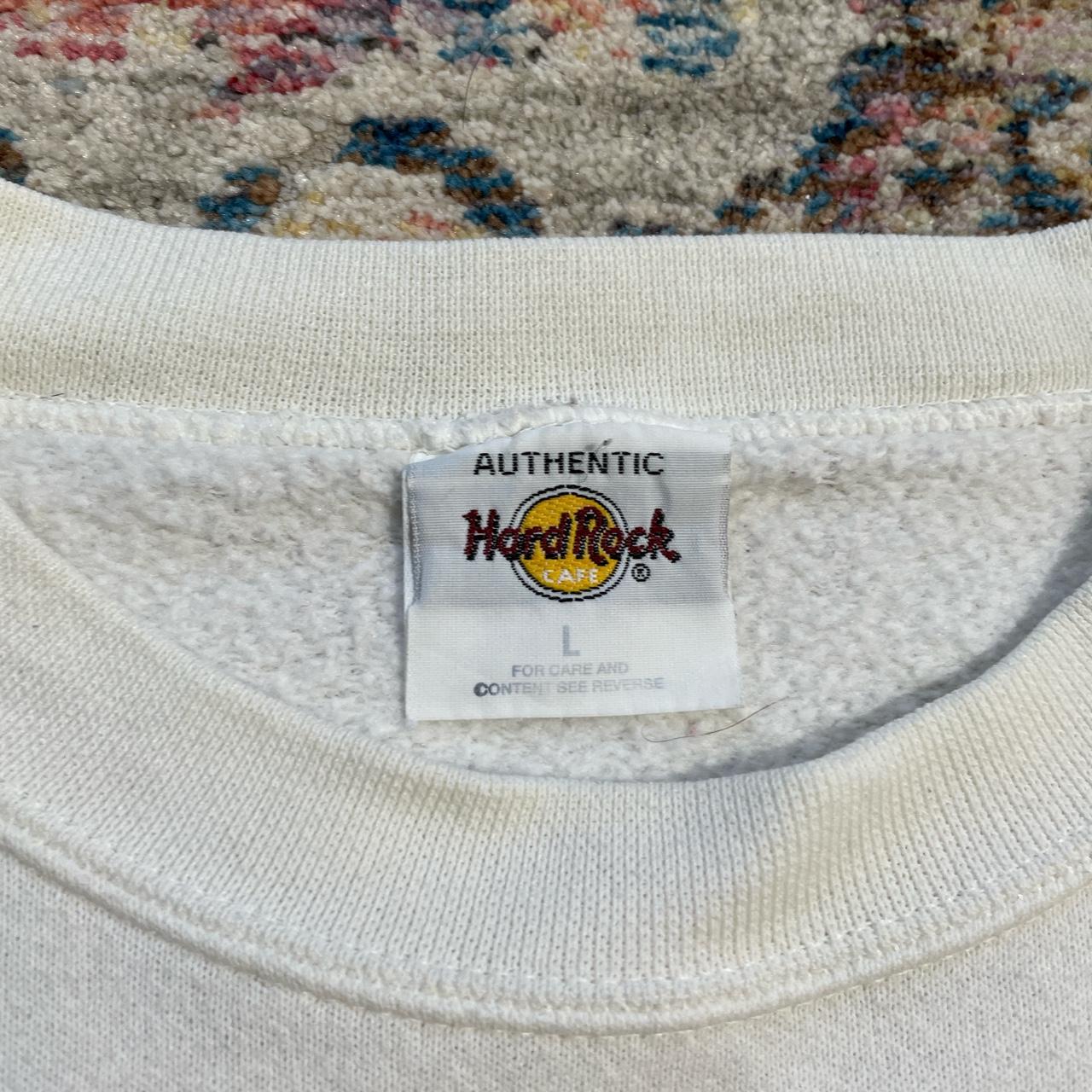 Vintage Hard Rock Cafe White Sweatshirt