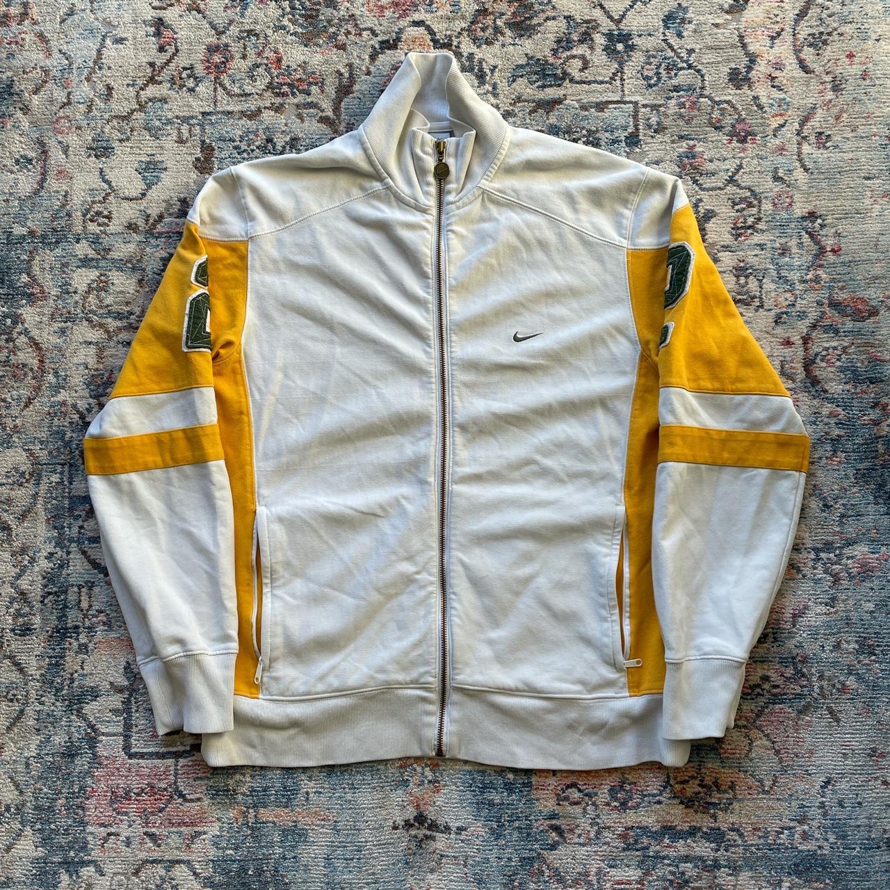 Vintage Nike Oregon White and Yellow Jacket
