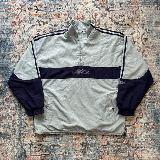 Vintage Adidas Blue Spell Out Jacket