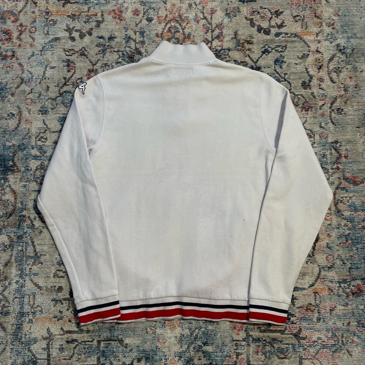Vintage Kappa White 1/4 Zip Sweatshirt