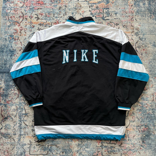 Vintage Nike Black and Blue Jacket