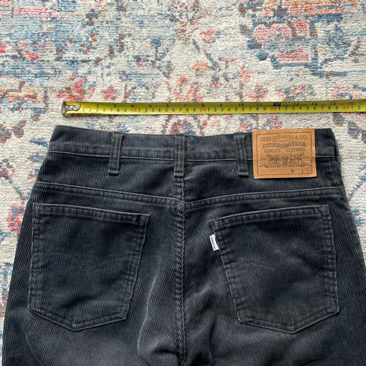 Vintage Levi’s Black Corduroy Trousers
