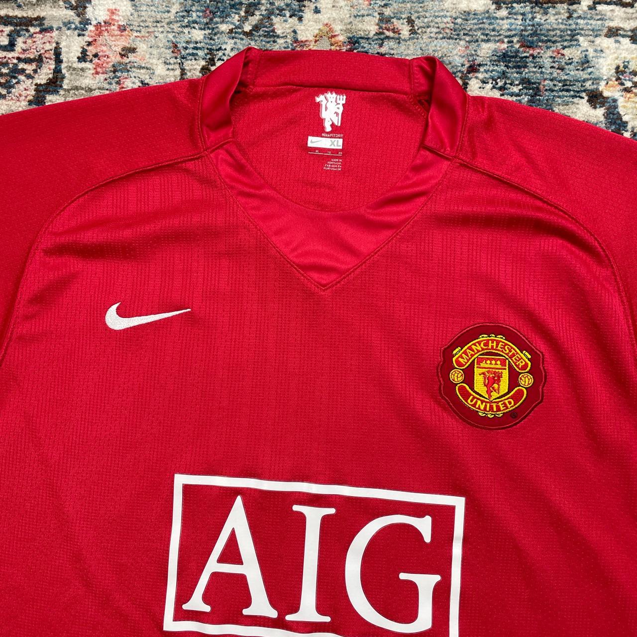 Manchester United Nike 2007/08 Home Football Shirt