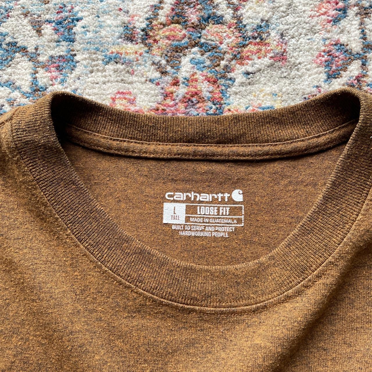 Vintage Carhartt Brown Pocket T-Shirt