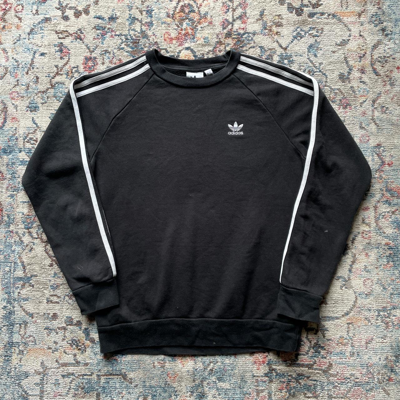 Retro Adidas Black Sweatshirt