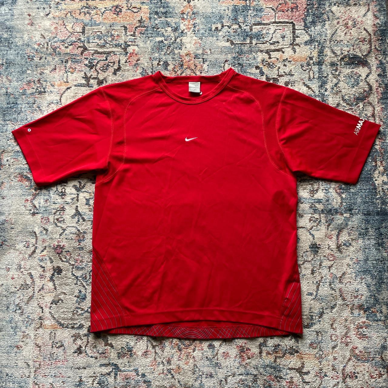 Vintage Nike Red AirMax Centre Swoosh T-shirt