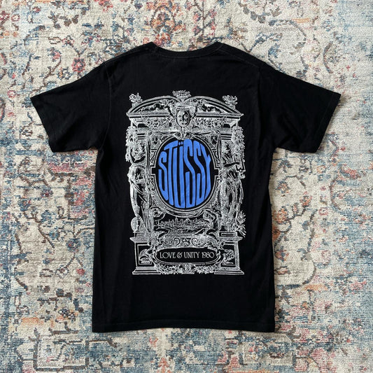Stussy Black Spell Out T-Shirt