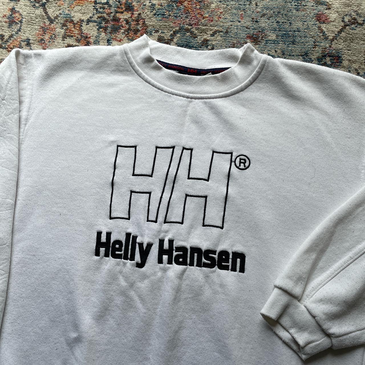 Vintage Helly Hansen White Spell Out Sweatshirt