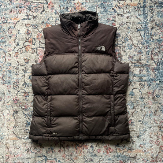 The North Face Brown Puffer Gilet