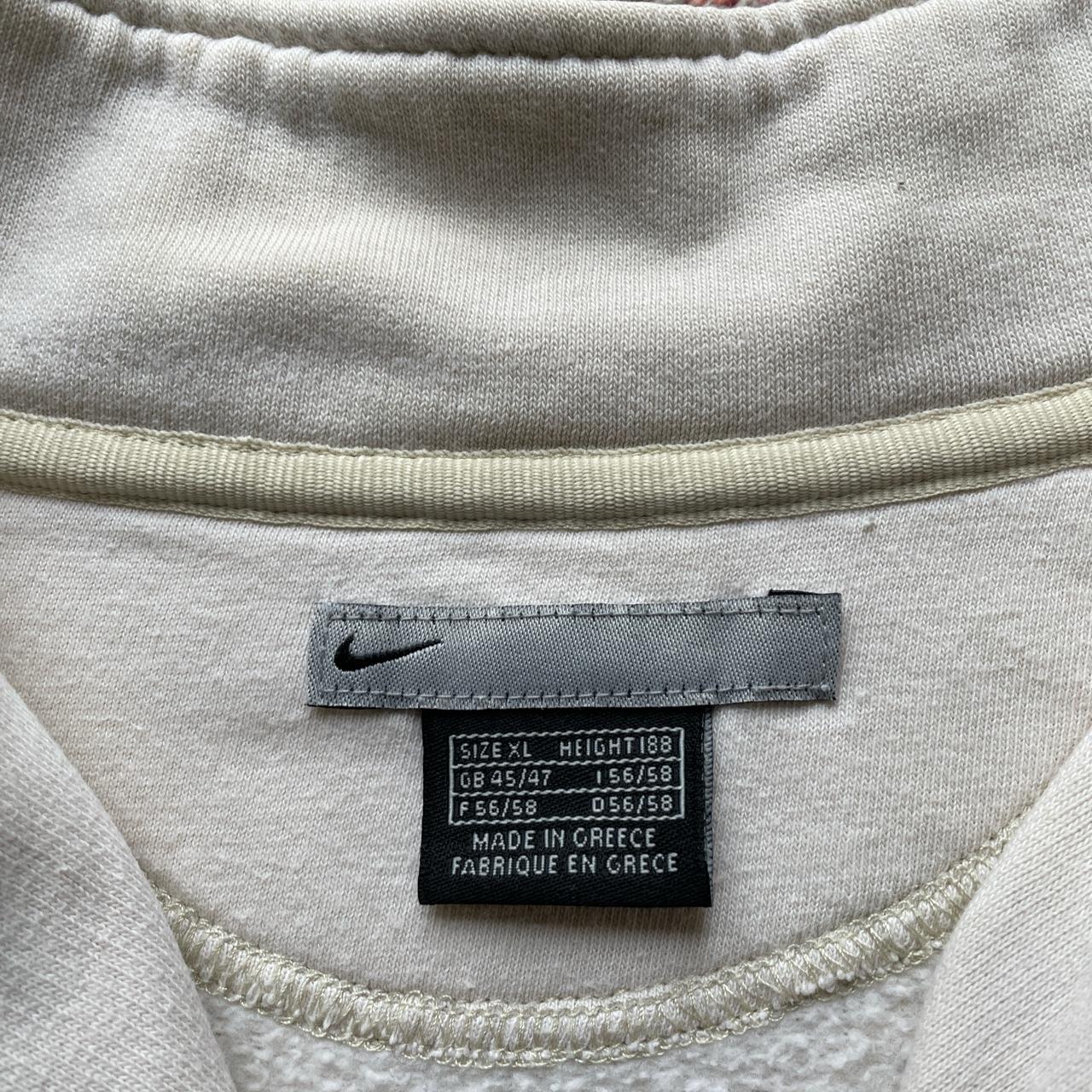 Vintage Nike Cream 1/4 Zip Sweatshirt