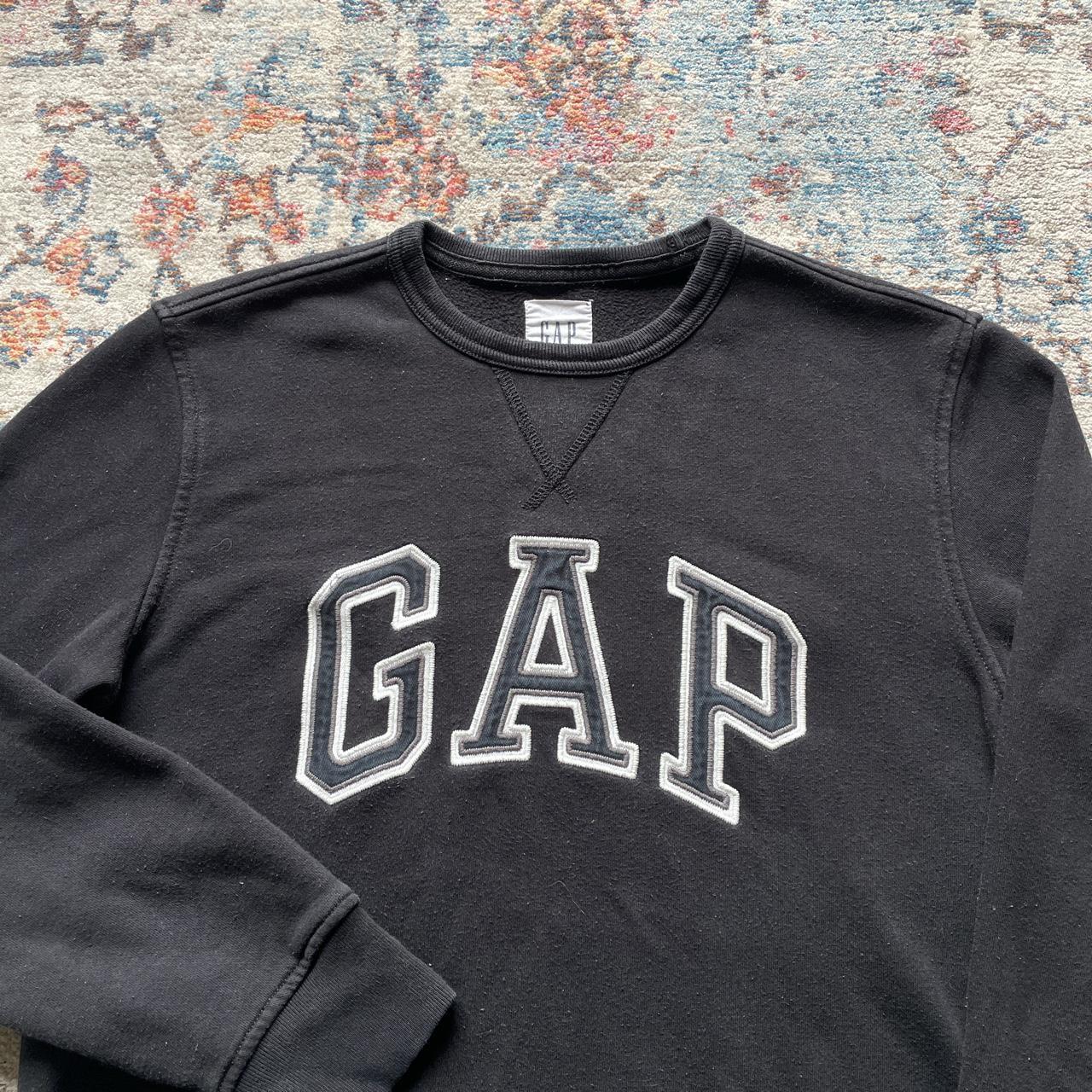 Vintage GAP Black Spell Out Sweatshirt