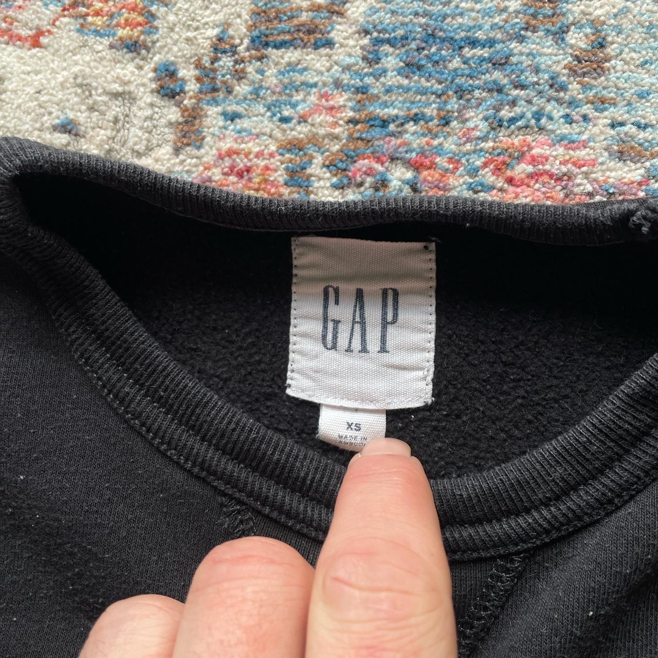 Vintage GAP Black Spell Out Sweatshirt