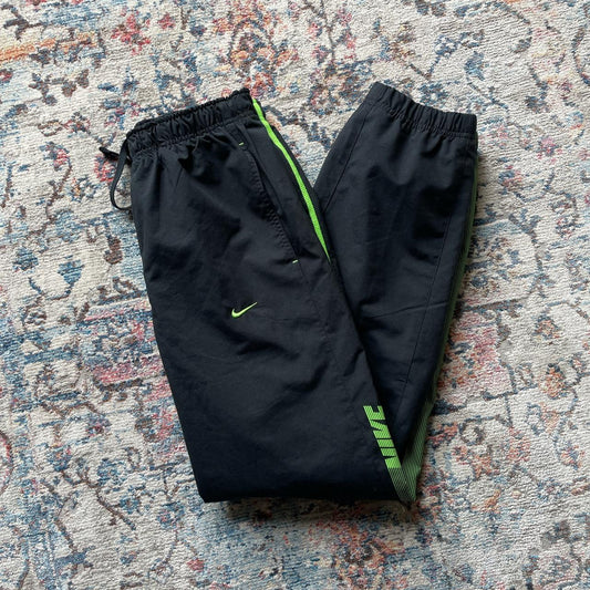 Nike Black Spell Out Tracksuit Bottoms