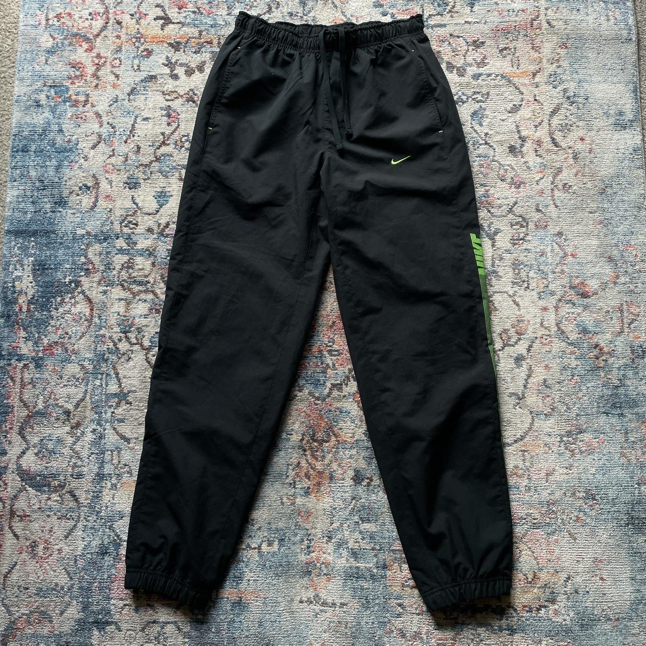 Nike Black Spell Out Tracksuit Bottoms