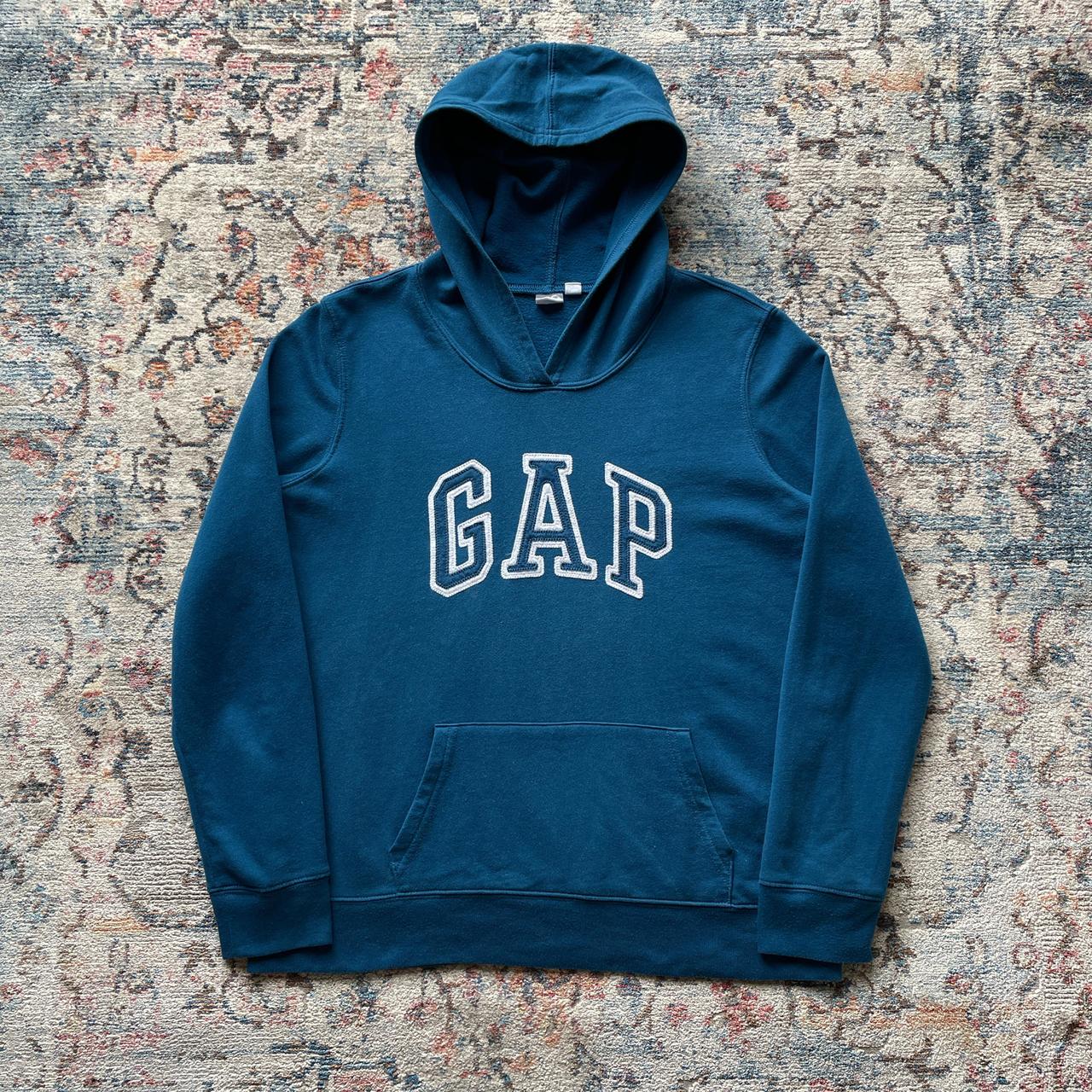 Gap Blue Spell Out Hoodie