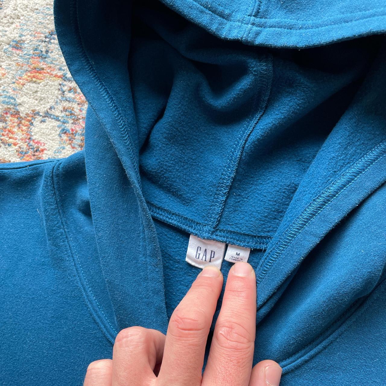 Gap Blue Spell Out Hoodie