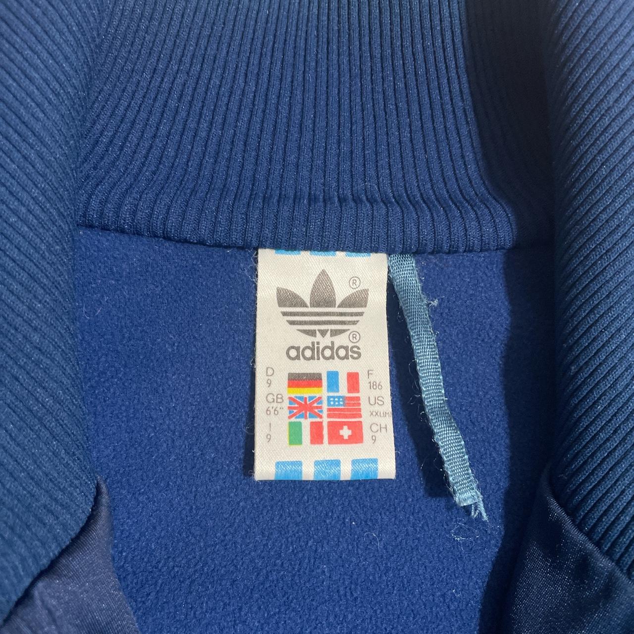 Vintage Adidas Blue and Red Jacket