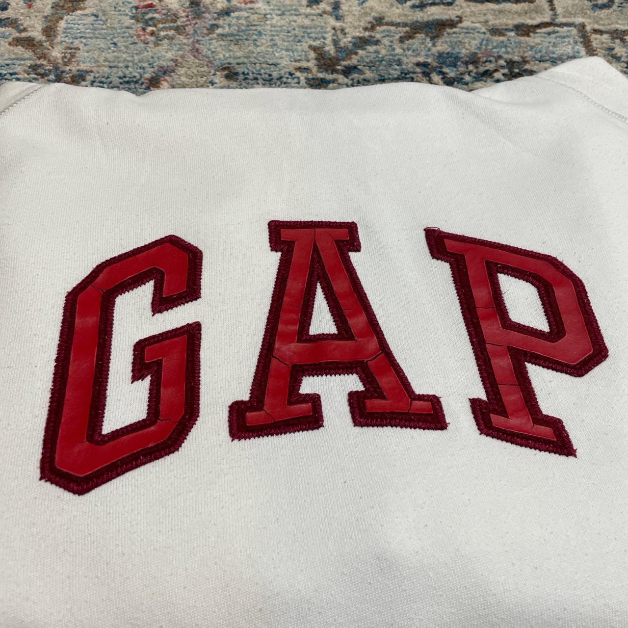 Gap White Spell Out Hoodie